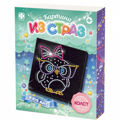 Набор для творчества Картина из страз Совушка Фантазер 257312